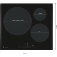 Placa de inducción de 60 cm negro sin marco 3EB967LH BALAY