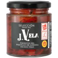 Pimiento de piquillo en tiras D.O. VELA, frasco 220 g