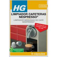 Limpiador cápsulas para cafeteras Nespresso HG, caja 6 uds