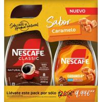NESCAFÉ Classic + Karamelu kafea, flaskoa 200 g + flaskoa 95 g