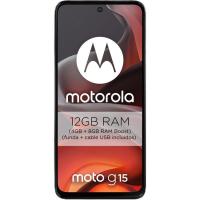 Smartphone libre gris 8+128 GB, Moto G15 MOTOROLA