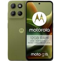Smartphone libre verde 8+128 GB, Moto G15 MOTOROLA