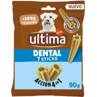 ULTIMA txakurrentzako hortzetako zizka-mizka txikia, paketea 90 g