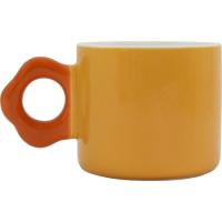 KASA kikara horia laranja koloreko heldulekuarekin, 13x8,6x8,1 cm, 290 ml