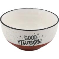 KASA bi koloreko katilua zuria/gorria "Good things", 12,9x12,9x6,6 cm, 420 ml