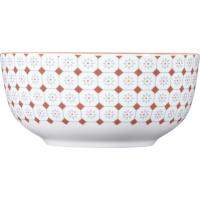 KASA bol gorria eta zuria, 13,7x13,7x6,5 cm, 400 ml