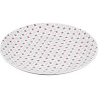 KASA platertxoa gorria eta zuria, 19,1x19,1x1,9 cm