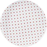 KASA platertxoa gorria eta zuria, 19,1x19,1x1,9 cm