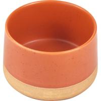 KASA laranja katilukada edo katilua beix oinarriarekin, 9,5x5,5x9,5 cm