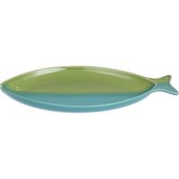 KASA arrain forma berdea eta urdina, 36,9x18x3 cm