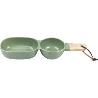 KASA gosegarri plater berdea 2 dibisioarekin, 34,5x9,5x5,5 cm