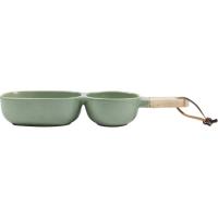 KASA gosegarri plater berdea 2 dibisioarekin, 34,5x9,5x5,5 cm