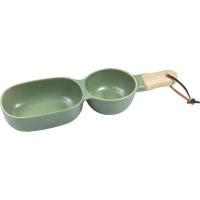 KASA gosegarri plater berdea 2 dibisioarekin, 34,5x9,5x5,5 cm
