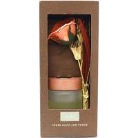 KASA Ceder Wood barreiagailua 100 ml-koa lore arrosarekin, 8,5x26,5x11,5 cm