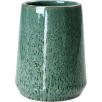 Vaso de baño verde y beige KASA, 8x8x10 cm