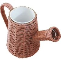 Cesta jarrón con forma regadera KASA, 15x15x19 cm