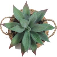 Planta artificial en cesta con asas KASA, 10x10x23 cm