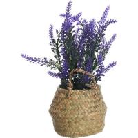 Planta artificial lavanda en cesto con asas KASA, 10x10x24 cm