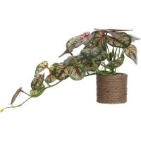 Planta artificial en maceta de yute KASA, 10x10x17 cm