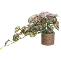Planta artificial en maceta de yute KASA, 10x10x17 cm