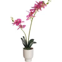 Planta artificial en maceta, orquidea rosa KASA, 8x8x42 cm