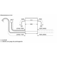 Lavavajillas 14 servicios 60 cm blanco SMS4HMW07E BOSCH