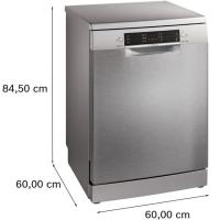 Lavavajillas libre instalación 60 cm acero antihuellas SMS46KI01E BOSCH