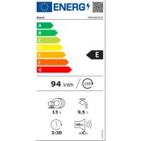 Lavavajillas libre instalación 60 cm acero antihuellas SMS46KI01E BOSCH