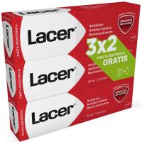 Pasta de dientes LACER, pack 3x125 ml