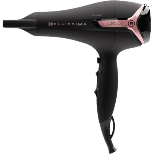 Secador de pelo K9 2500 2300 W Negro, Rosa BELLISSIMA