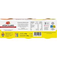 Atún claro en tomate picante ALBO, pack 3x70 g