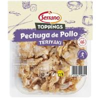 Tiras de pollo Teriyaki SERRANO, bandeja 140 g