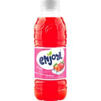Refresco de fresa sin gas ENJOY, botellín 50 cl