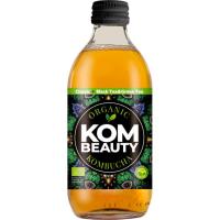 Refresco de kombucha eco té nego-verde KOMBEAUTY, botellín 33 cl