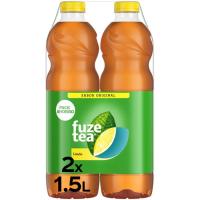 Refresco de té al limón FUZE TEA, pack 2 x 1,5 litro