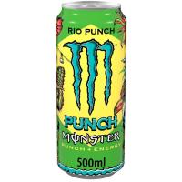 Bebida energética Rio Punch MONSTER, lata 50 cl