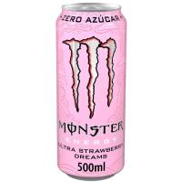 Bebida energética Strawberry Dreams MONSTER, lata 50 cl