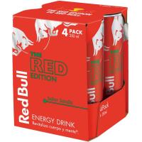 RED BULL angurri zaporeko edari energetikoa, sorta 4x25 cl
