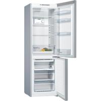 Frigo combinado NoFrost Puertas Acero mate antihuellas KGN36NLEA BOSCH