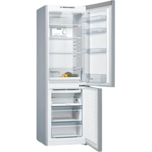Frigo combinado NoFrost Puertas Acero mate antihuellas KGN36NLEA BOSCH