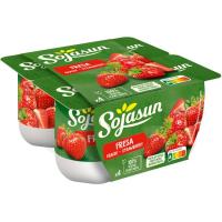 SOJASUN soja eta marrubi postrea, sorta 4x100 g