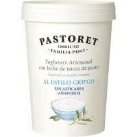 Griego natural sin azúcar PASTORET, tarrina 500 g