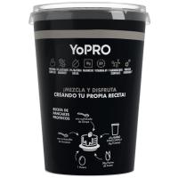 Leche fermentada con virutas de cacao YOPRO, tarrina 300 g
