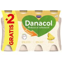 Danacol sabor piña para beber DANONE, pack 8x100 g