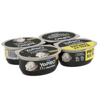 Leche fermentada natural c/ virutas de cacao YOPRO, pack 4x120 g