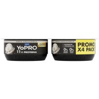Leche fermentada natural c/ virutas de cacao YOPRO, pack 4x120 g