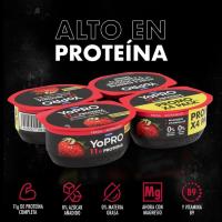 Leche fermentada sabor fresa YOPRO, pack 4x120 g