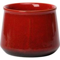 KASA Velvet kandela zeramikazko ontzian gorria, ø10x7,9 cm, 226 g