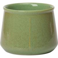 Vela en vaso de cerámica verde, Garden Rain, Ø10x7,9 cm KASA, 226 g
