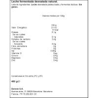 DANONE Skyr proteina ugarikoa, terrina 480 g